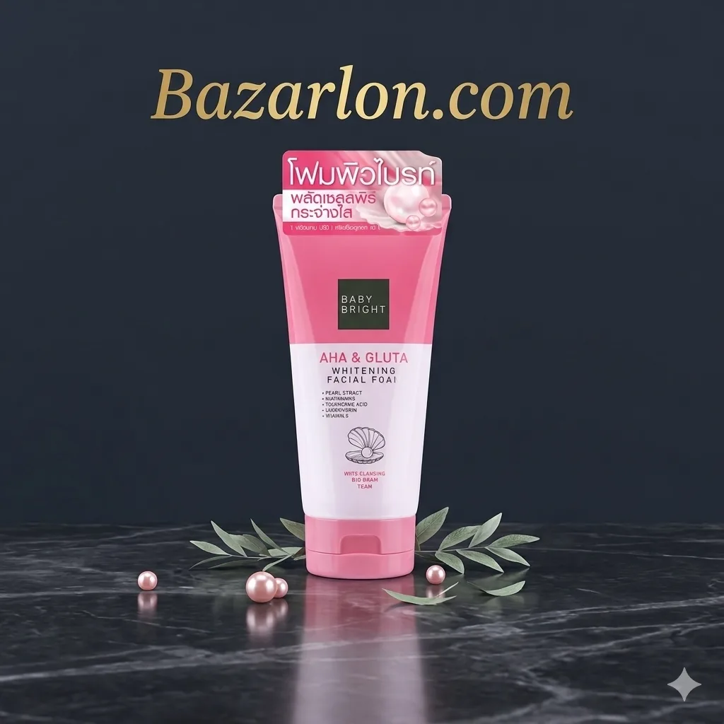 Baby Bright AHA & Gluta Whitening Facial Foam