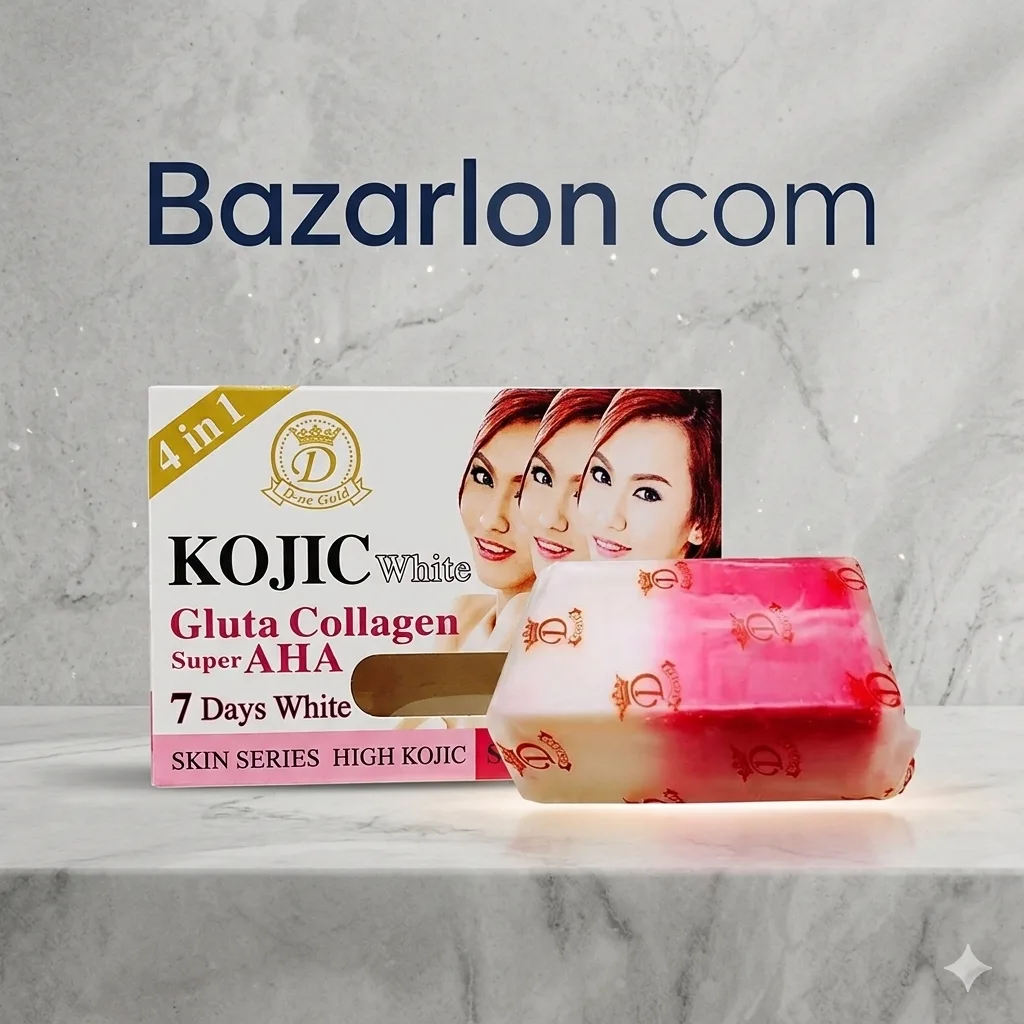 D-ne Gold Kojic White Gluta Collagen Super AHA Soap (160g)